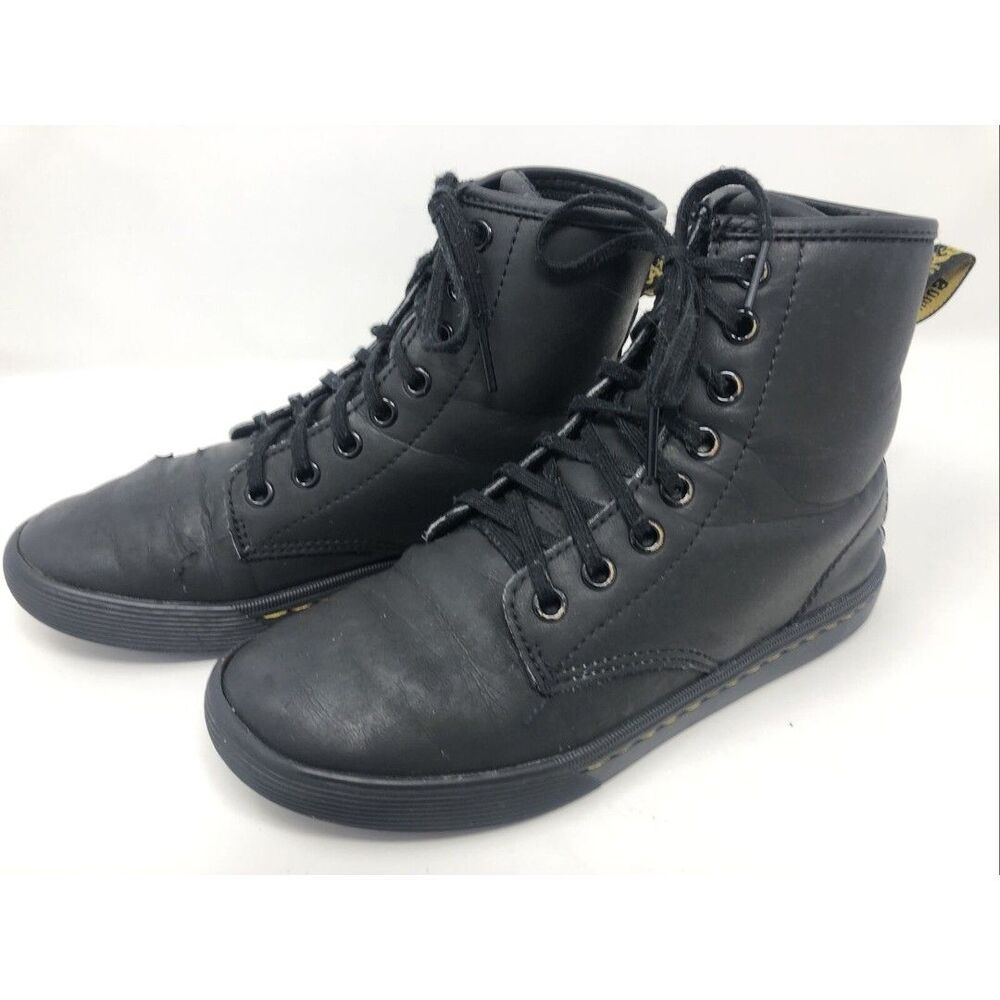 Dr. Martens Docs Doc Womens Sheridan Hightop Sneakers Boots Black 5 JY004 SK08U - Picture 2 of 12